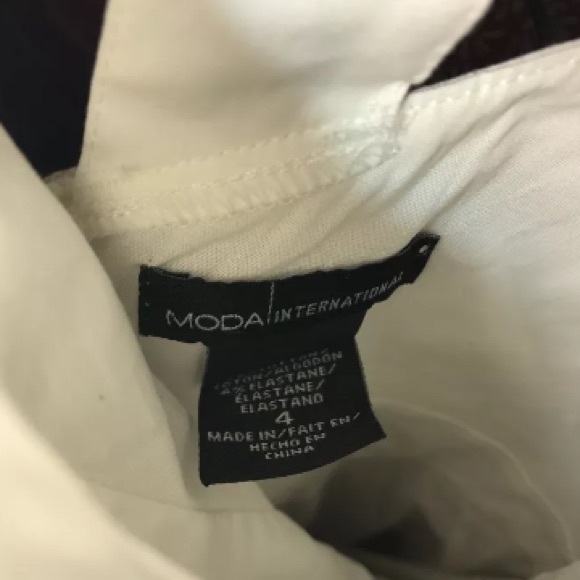 Victoria's Secret Moda Intl White Crisscross Dress size 4 - Picture 8 of 8